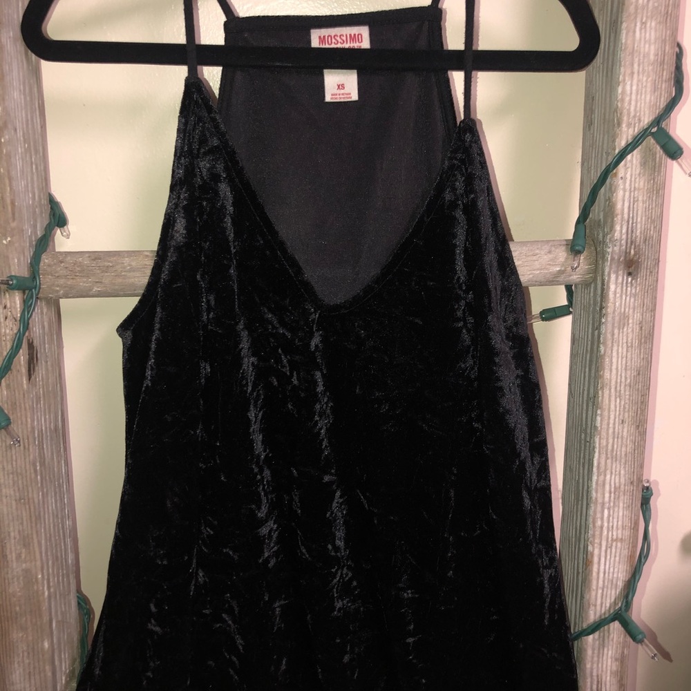 Black tank top